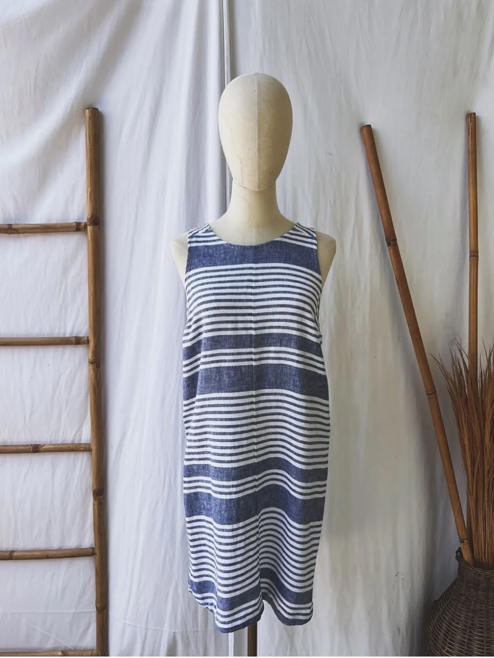 long maternity dress pants Everyday Smocked Linen Pant main image 0